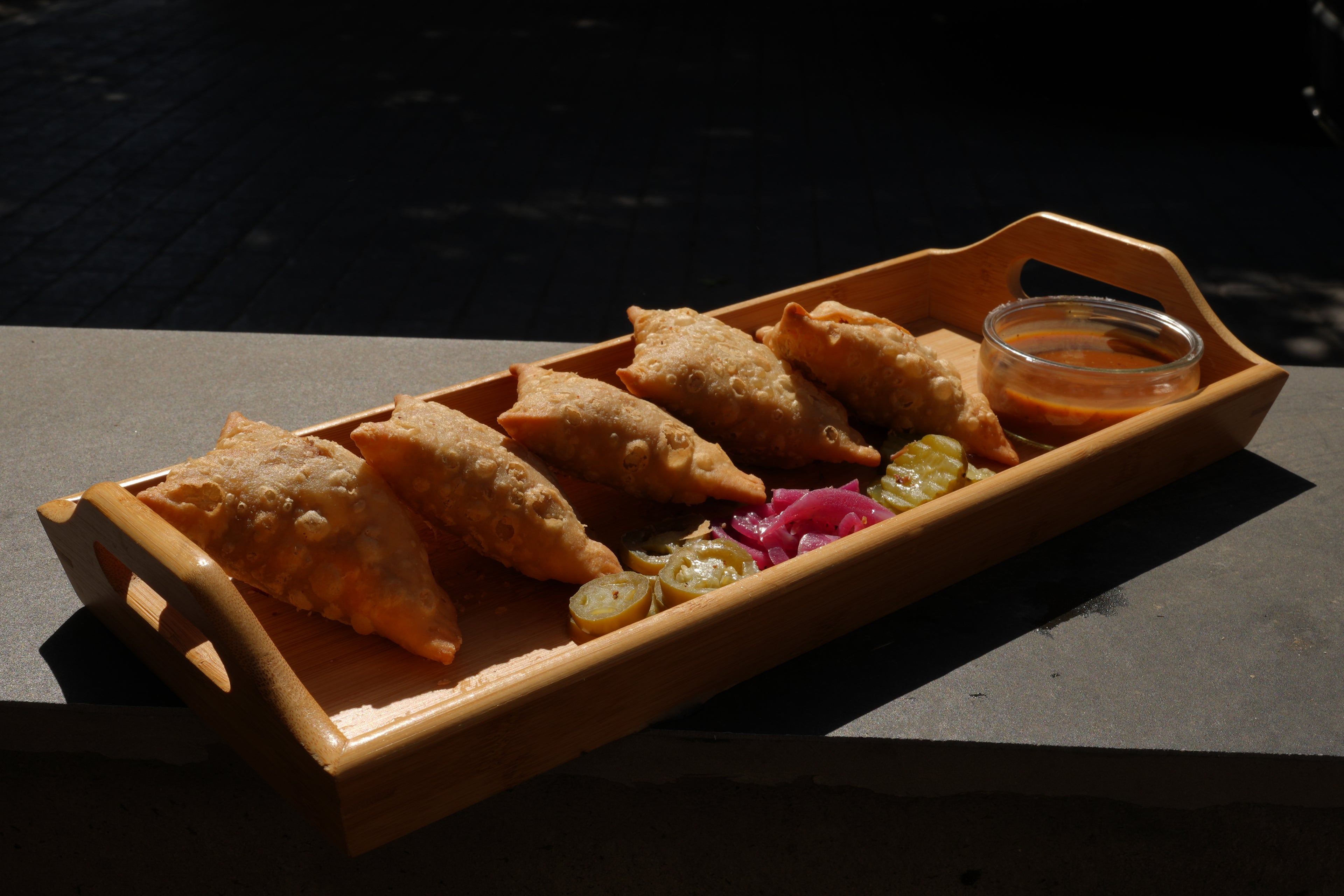 AWARD WINNING PULLED BRISKET SAMOSAS